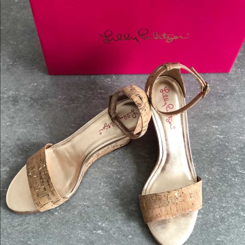 Lilly Pulitzer Bridget Wedge in Natural